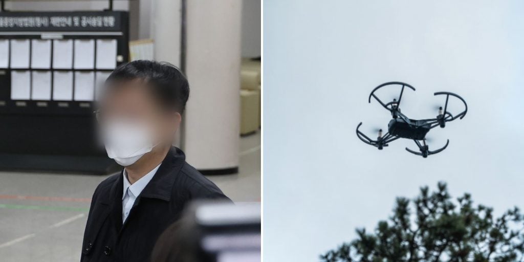 man north korea drones