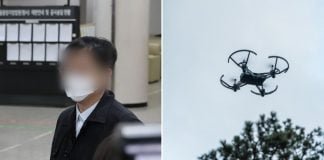 man north korea drones