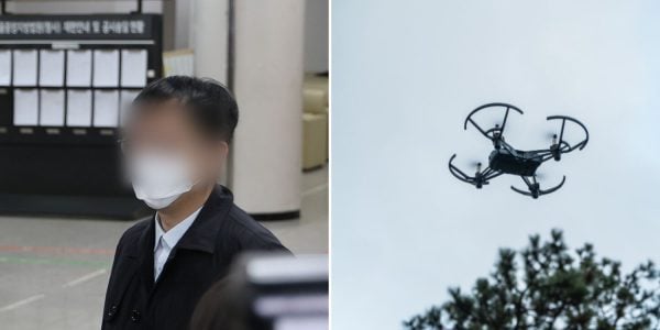 man north korea drones