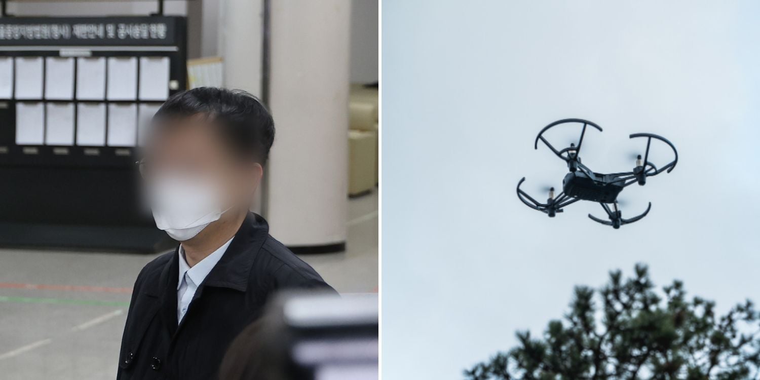 man north korea drones