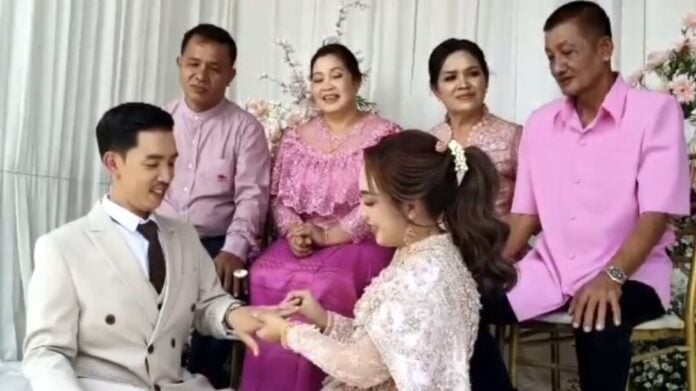 groom 20 tractors wedding