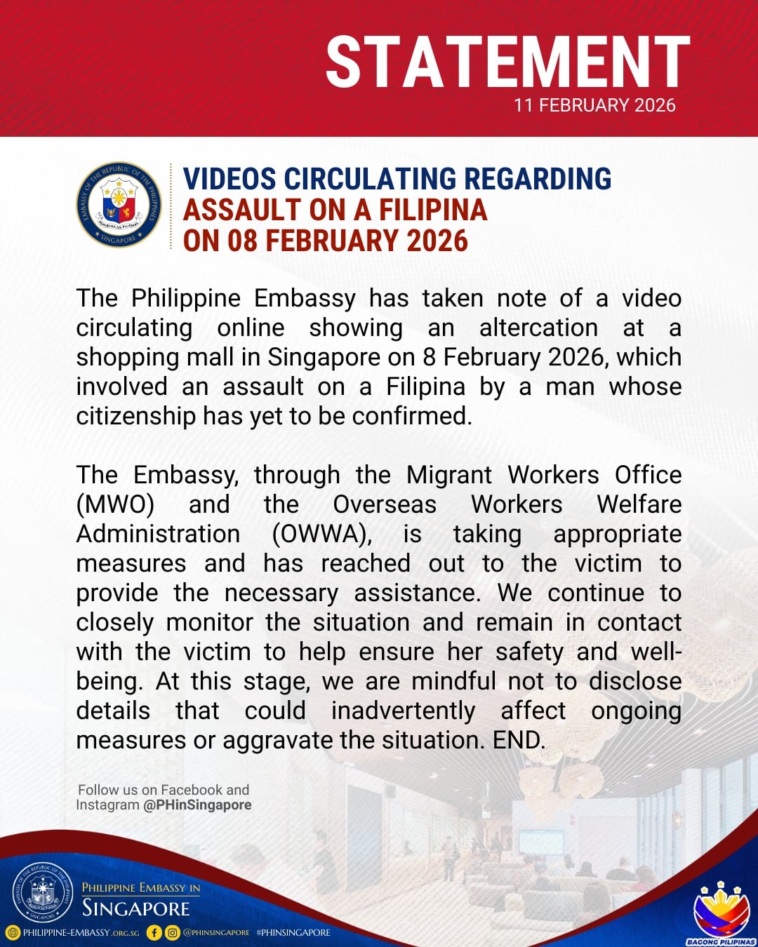 embassy filipino woman