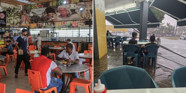 rain-drenched boys mamak stall