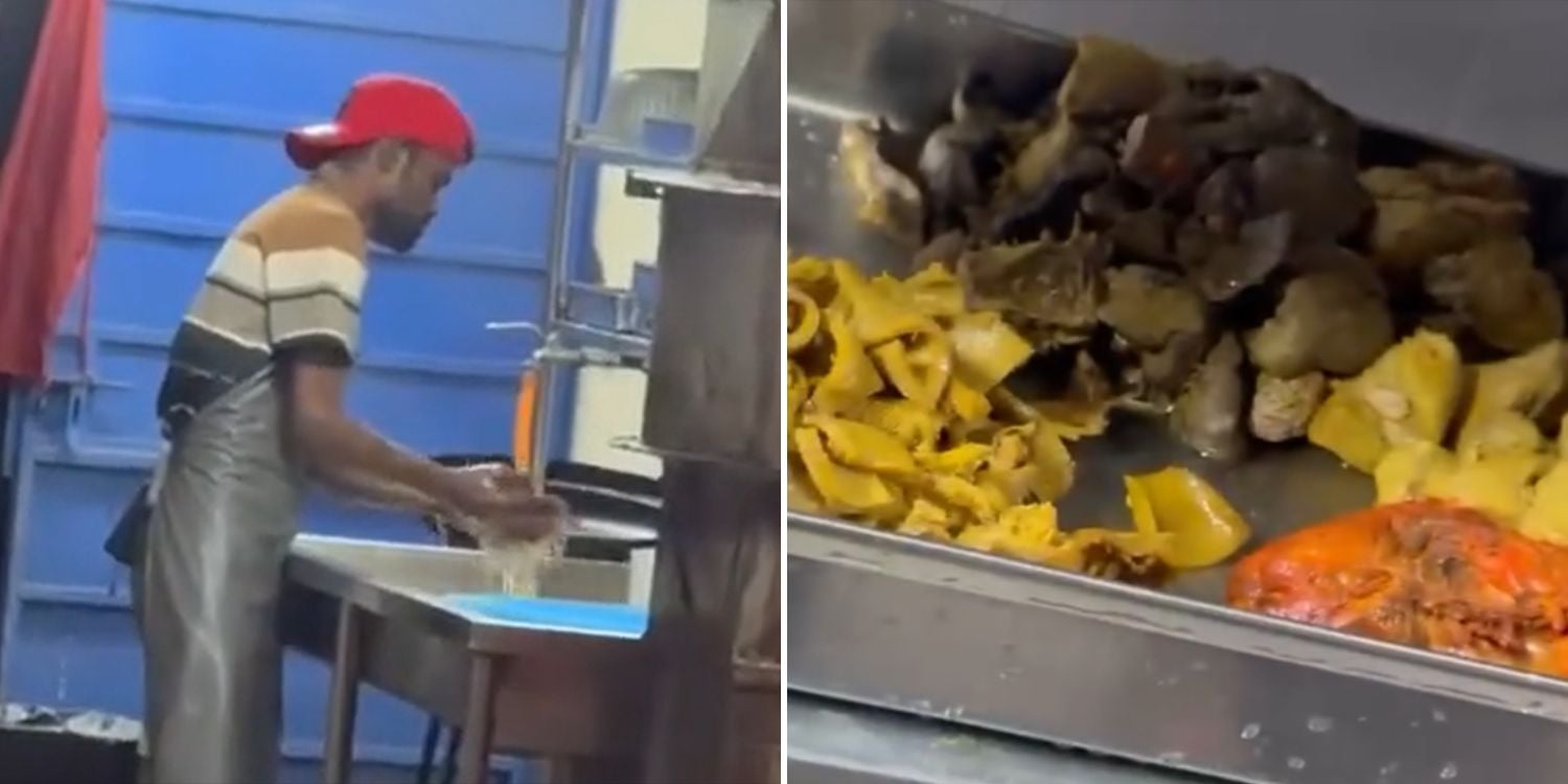 restaurant washes leftovers