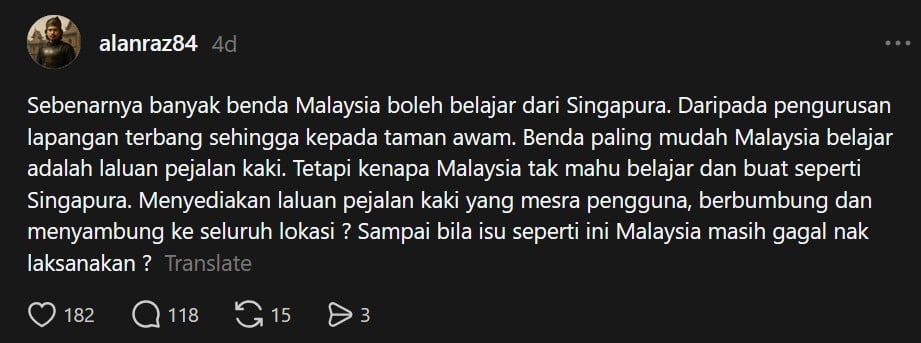 pedestrian footpaths singapore