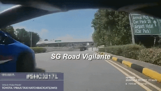 taxi signals OP to stop