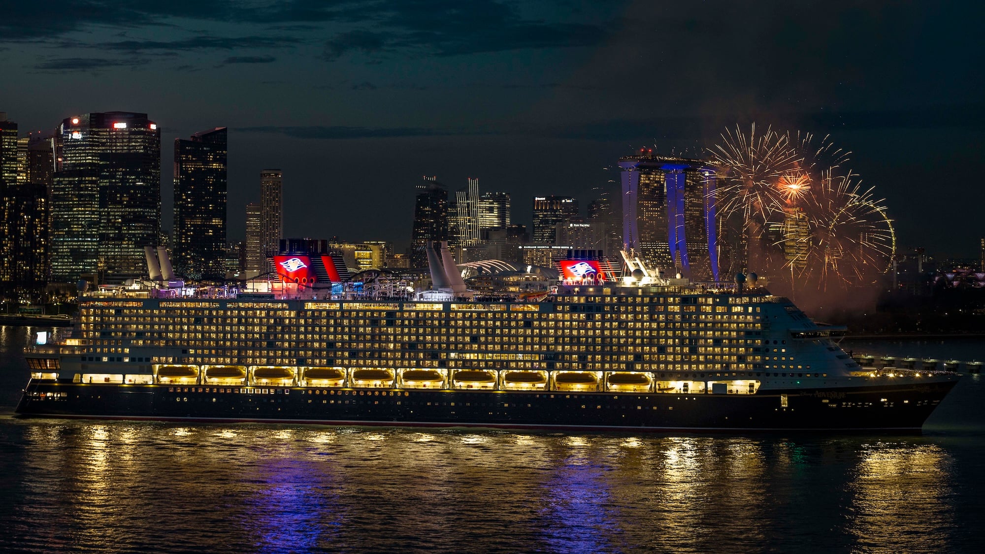 Disney Cruise Line fireworks