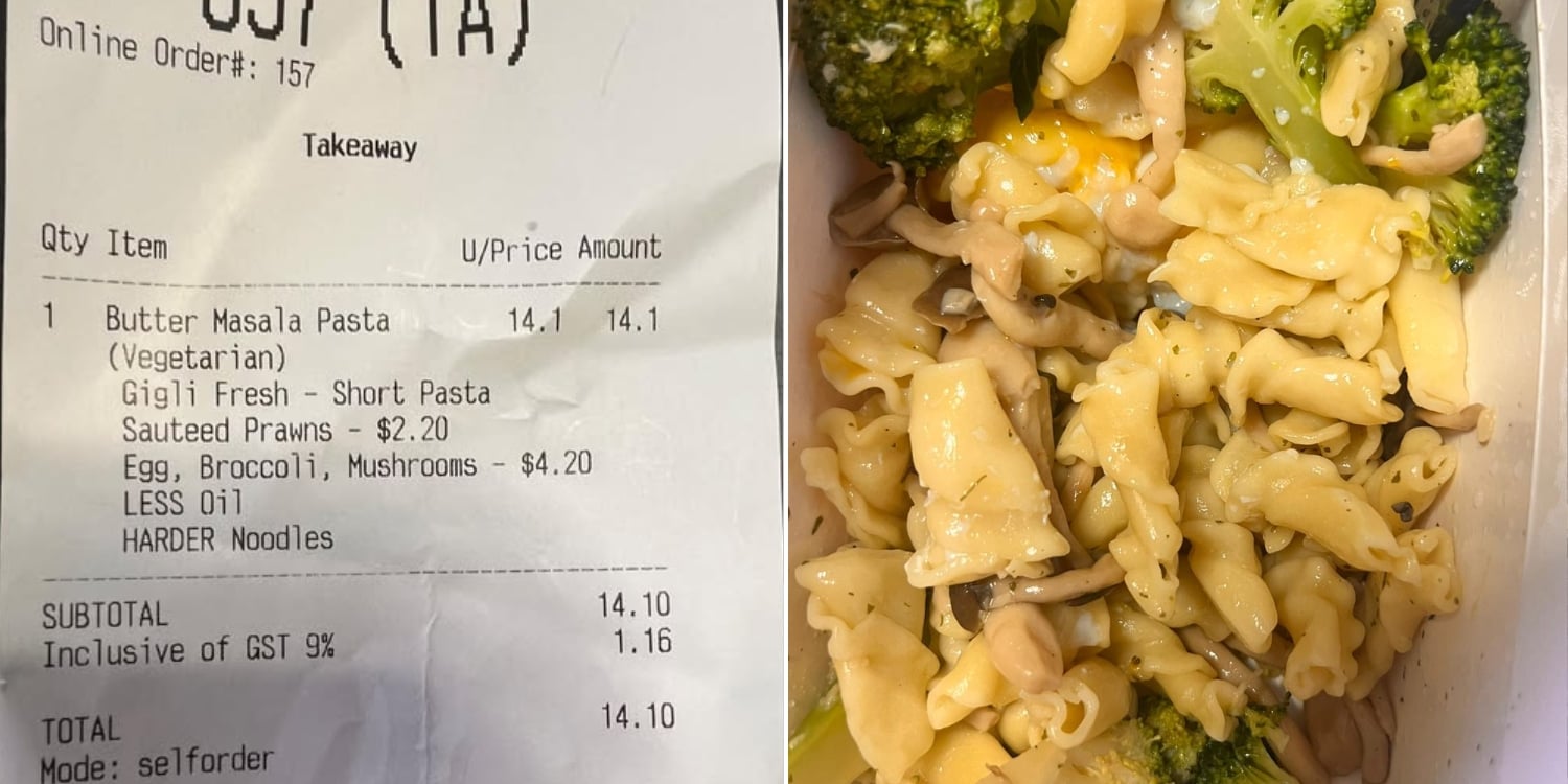 pasta order missing shrimp
