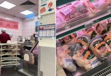 "halal" chicken allegedly handled in pork station