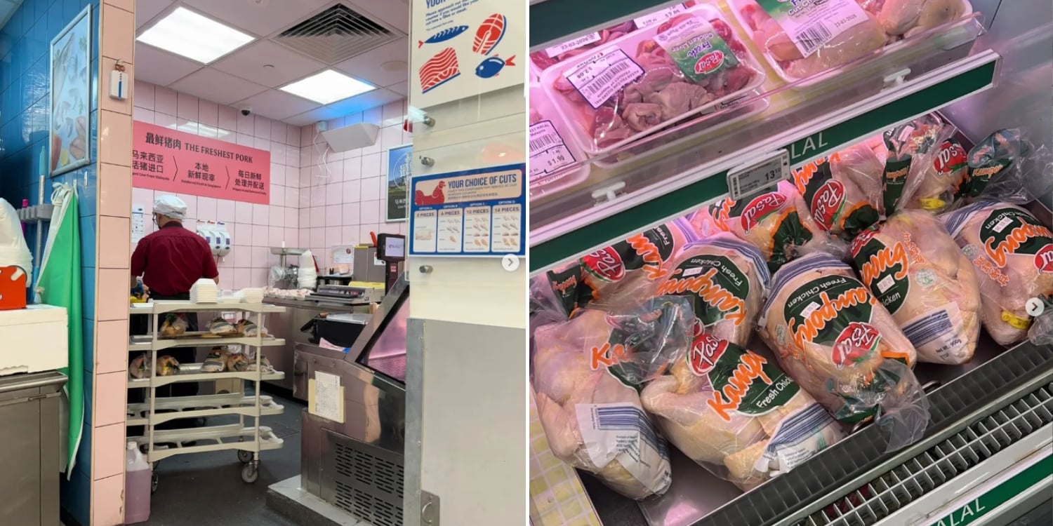 "halal" chicken allegedly handled in pork station