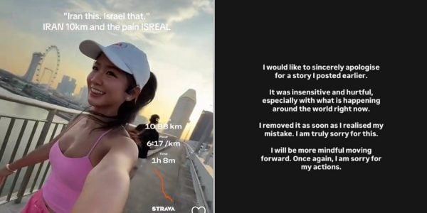 S'pore influencer posts apology after backlash over pun using names of Iran & Israel on social media