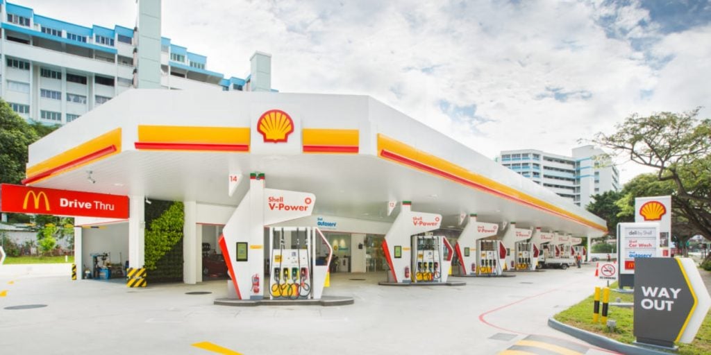Shell petrol station