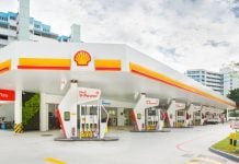 Shell petrol station