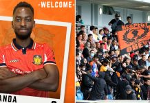gloire amanda and hougang united fans