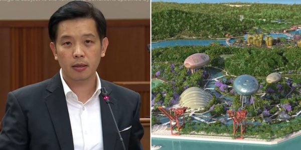 Minister of State for Trade and Industry Alvin Tan announces comencement of Greater Sentosa Masterplan and Orchard Rd rejuvenation