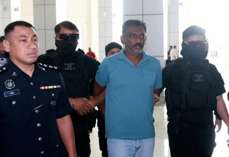 trader ramming gunmen