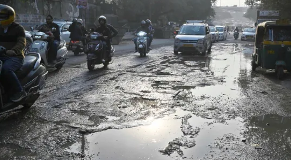 brain-dead woman pothole