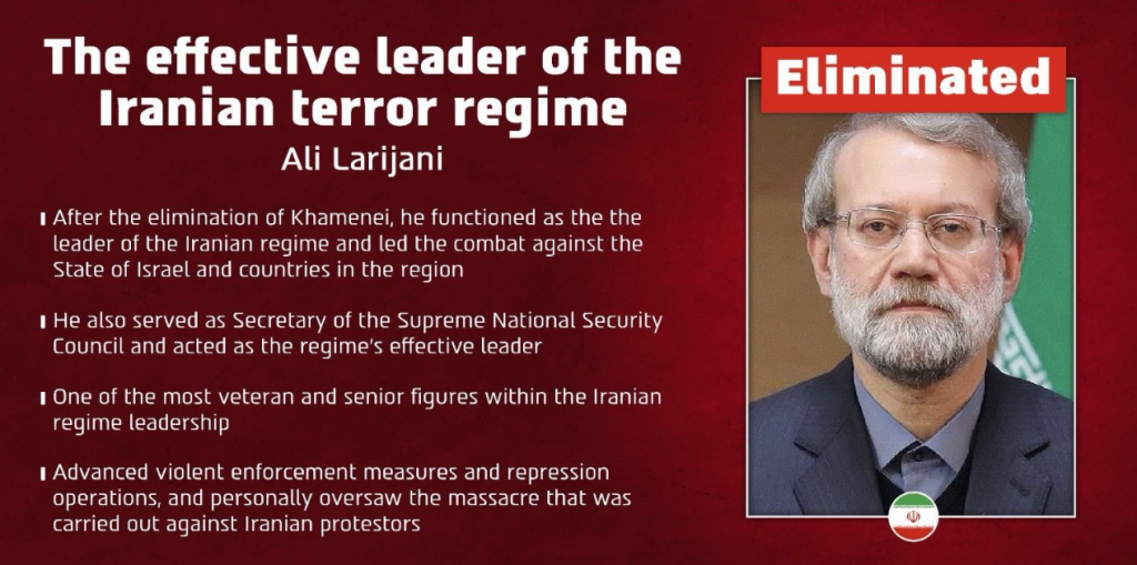 ali larijani killed