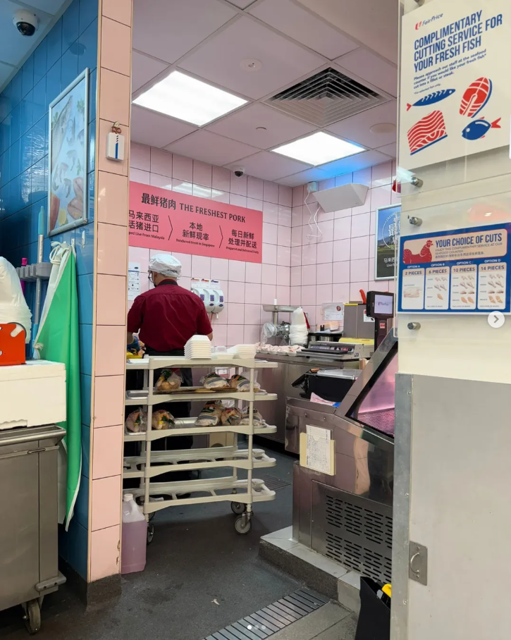 chicken in pork section