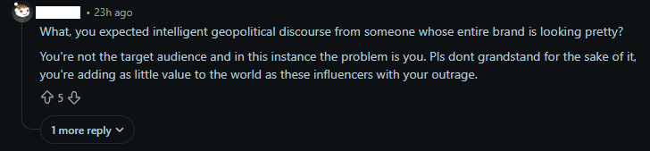 netizens overreacting