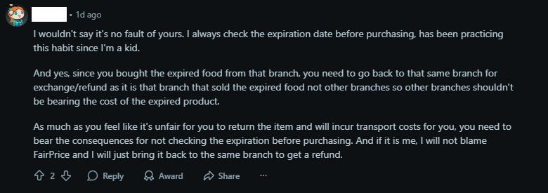 OP should have checked expiry date before purchase