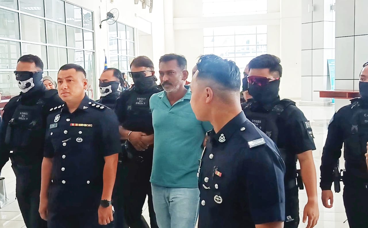 trader ramming gunmen