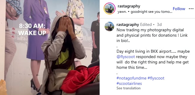 american traveler stranded scoot bangkok