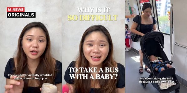 'Maybe you can lend a helping hand': S'porean mum shares struggle taking bus with baby, hopes people will be kinder