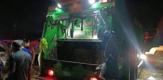 crushed death garbage truck