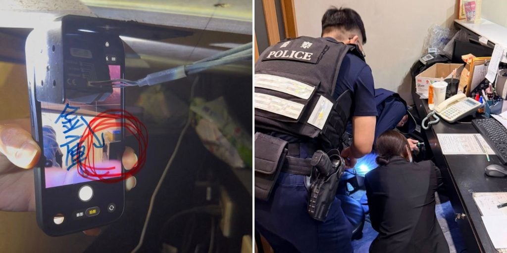 dental clinic camera under desk