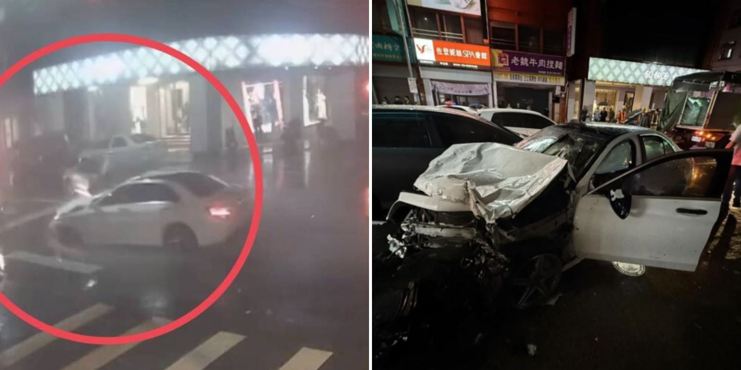 drugged mercedez-benz driver crashed