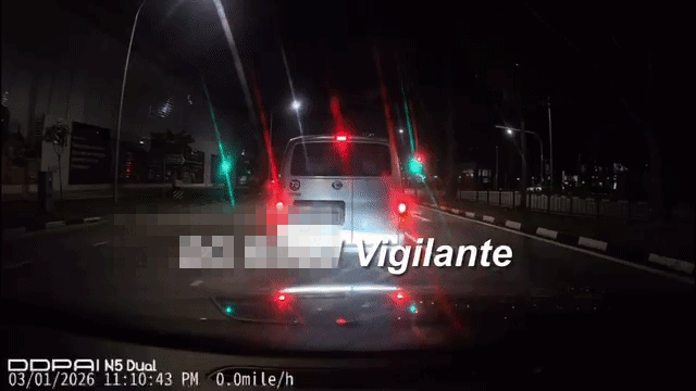 accident causes car to knock into van