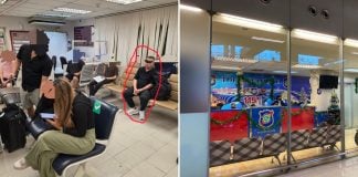 stealing overhead luggage