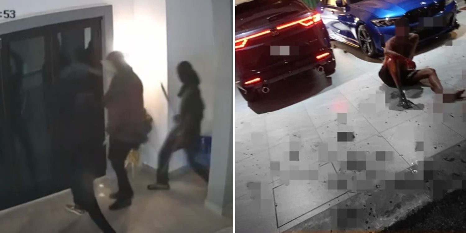 four robbers axes home