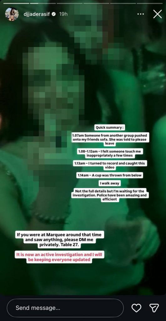 David Rasif Jade Rasif says she was 'touched inappropriately' & had 'smelly liquid ...