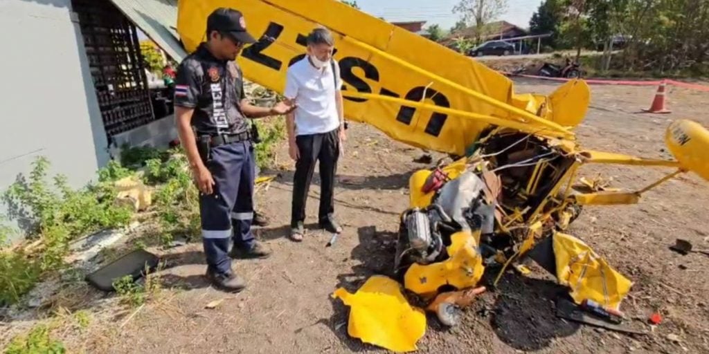 light aircraft crash thailand