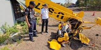 light aircraft crash thailand