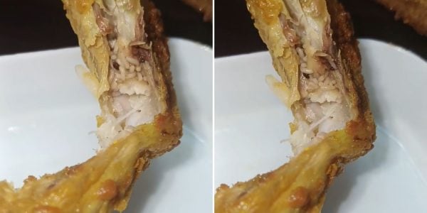 maggots fried chicken ramadan bazaar