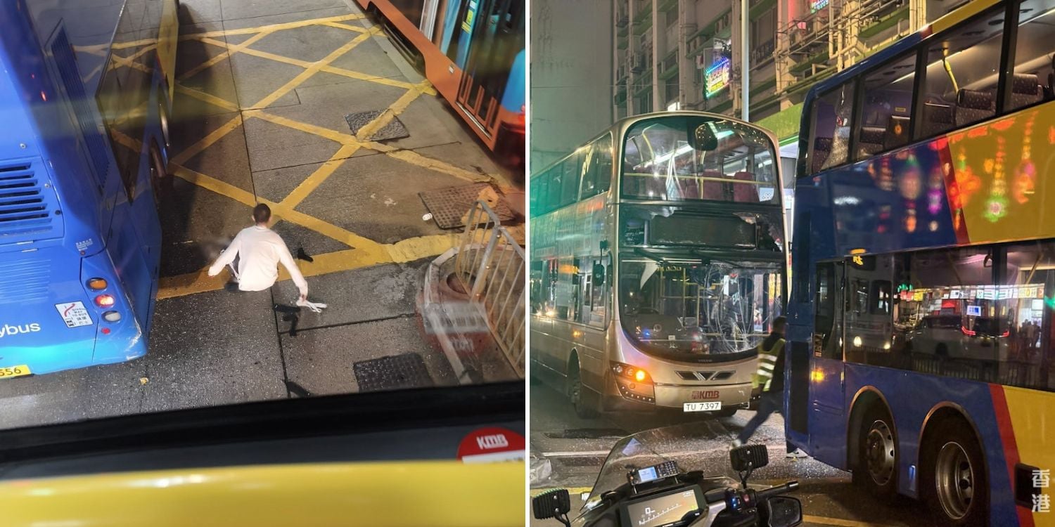 man hijacks bus hong kong