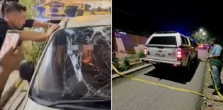 man stabbed mobile phone