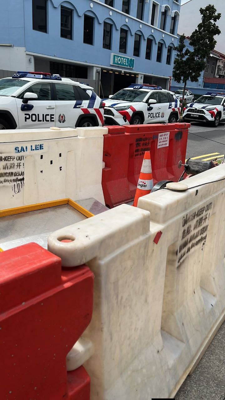 police cars at scene