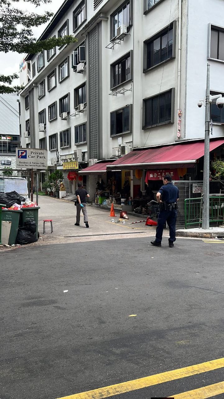 police officers at scene