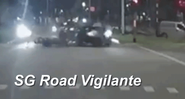 motorcyclists car sengkang