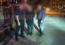 slashes colleague knife