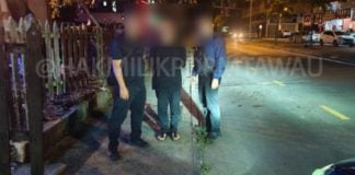 slashes colleague knife