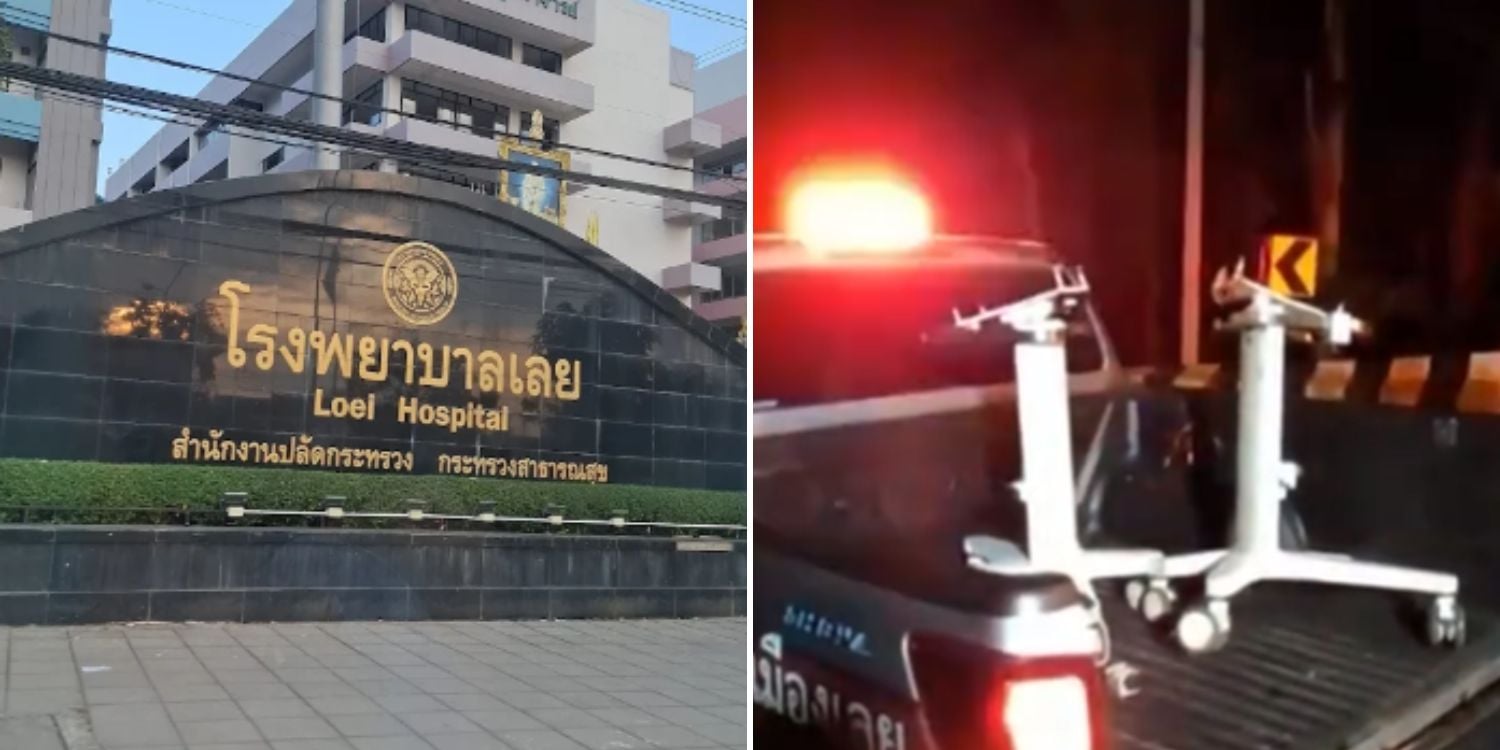 steals ventilators hospital