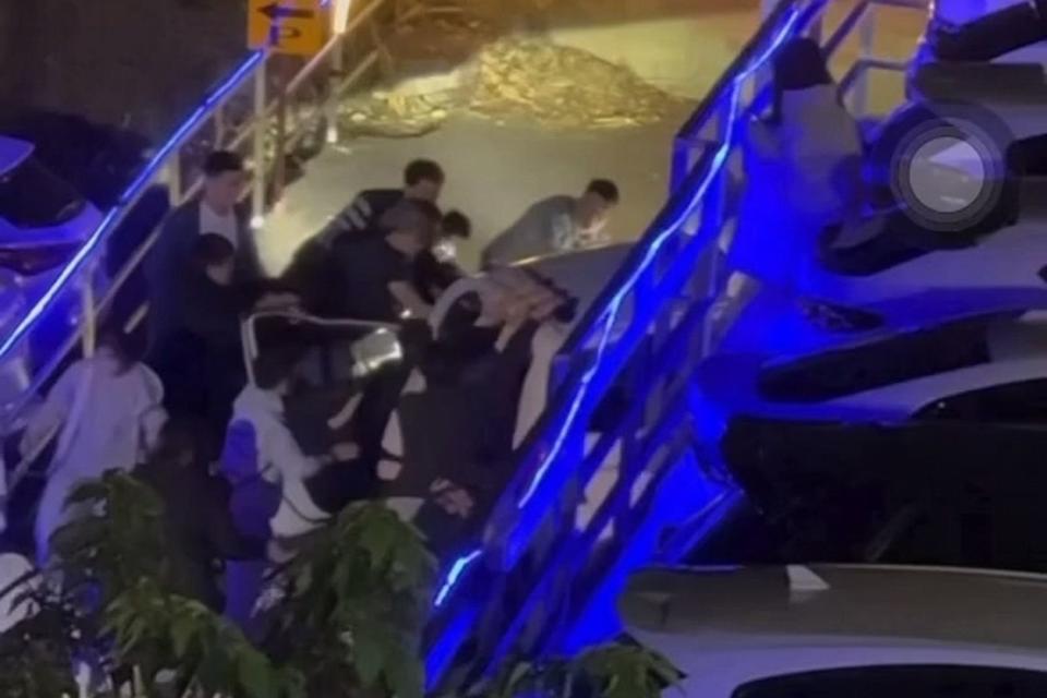 teen crushed to death car