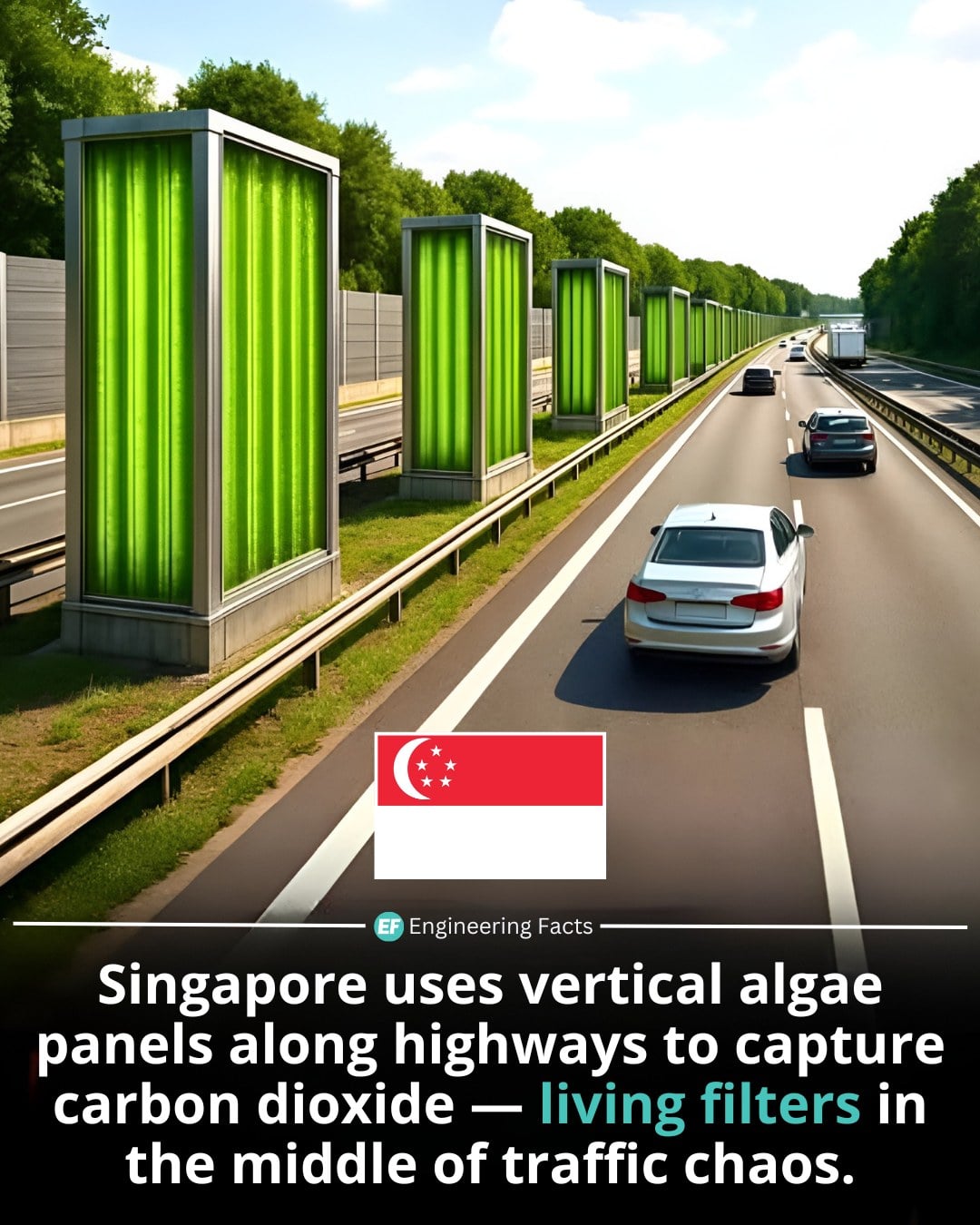 vertical algae panels