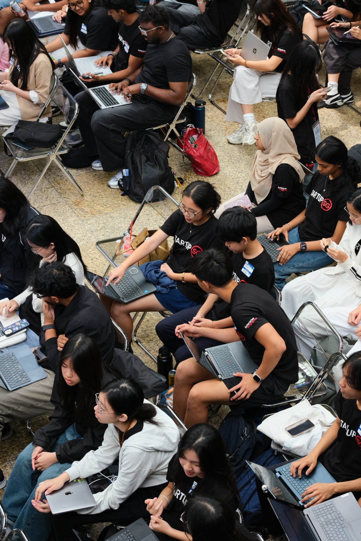 students discuss ideas