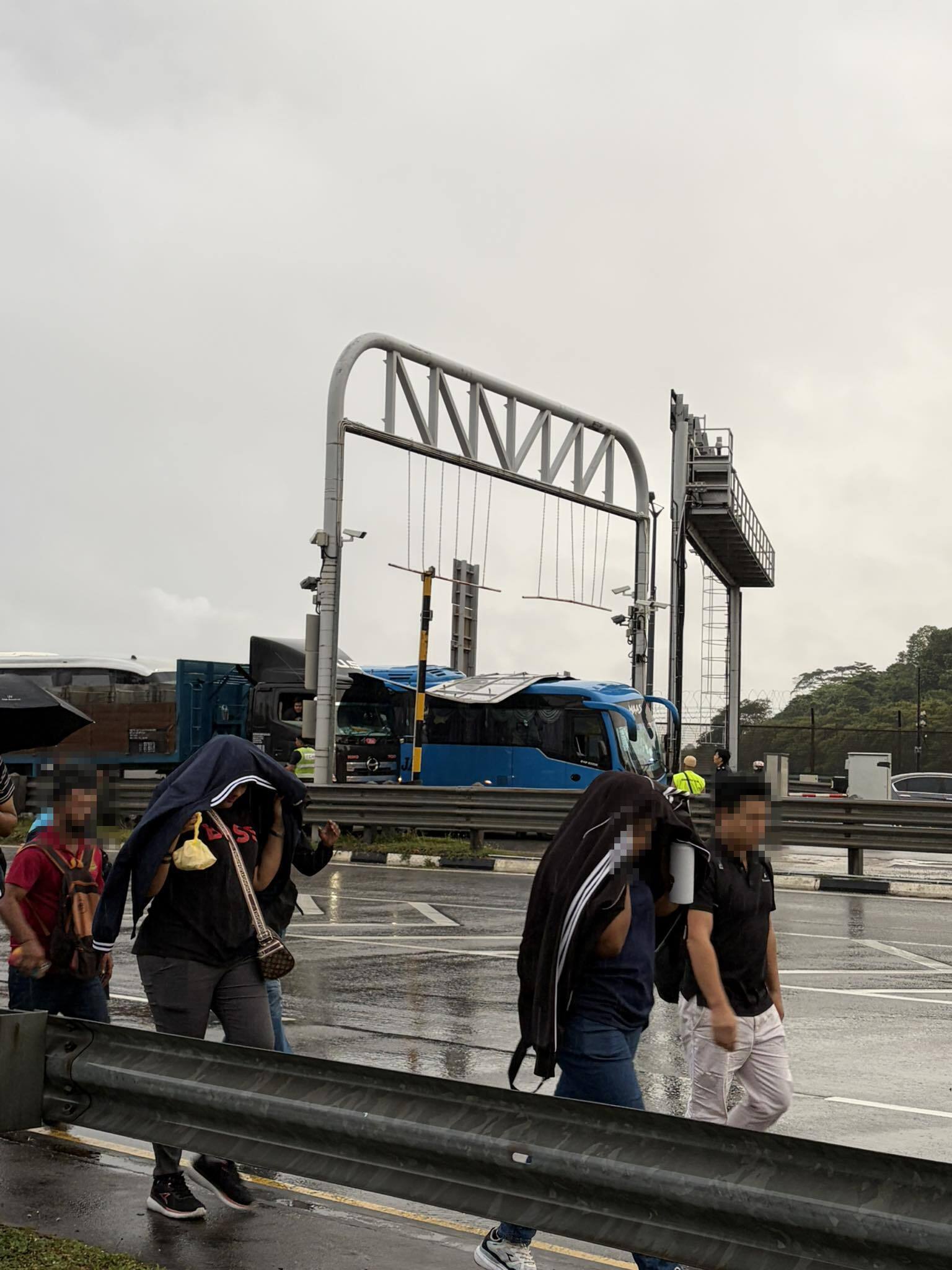 walking to Singapore